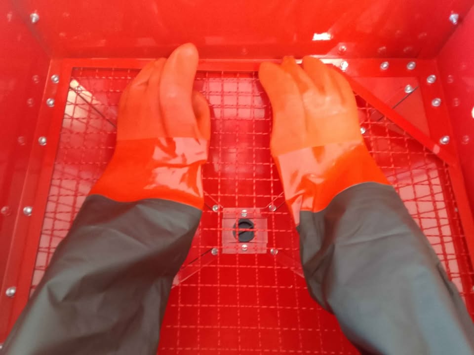 Sabbiatrice Pneumatica Da Banco