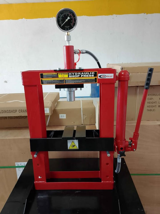 Pressa Idraulica  manuale da banco 10 Tonnellate