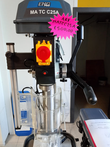 Trapano a colonna Trapano a colonna con trasmissione a cinghia 25mm