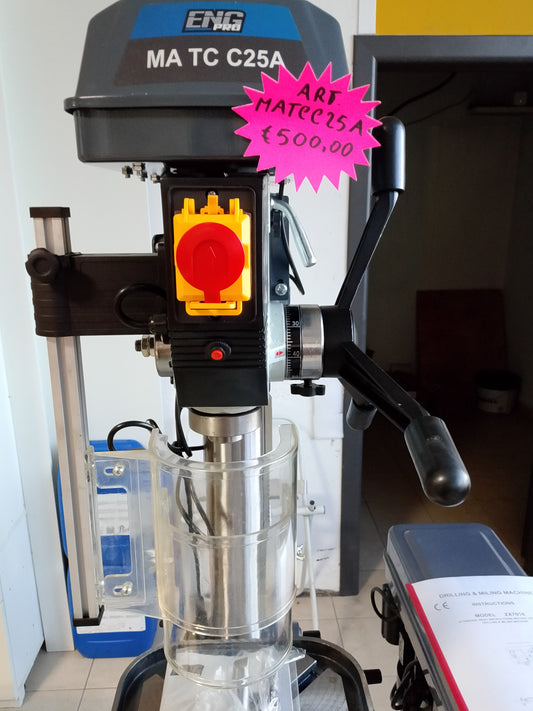 Trapano a colonna Trapano a colonna con trasmissione a cinghia 25mm