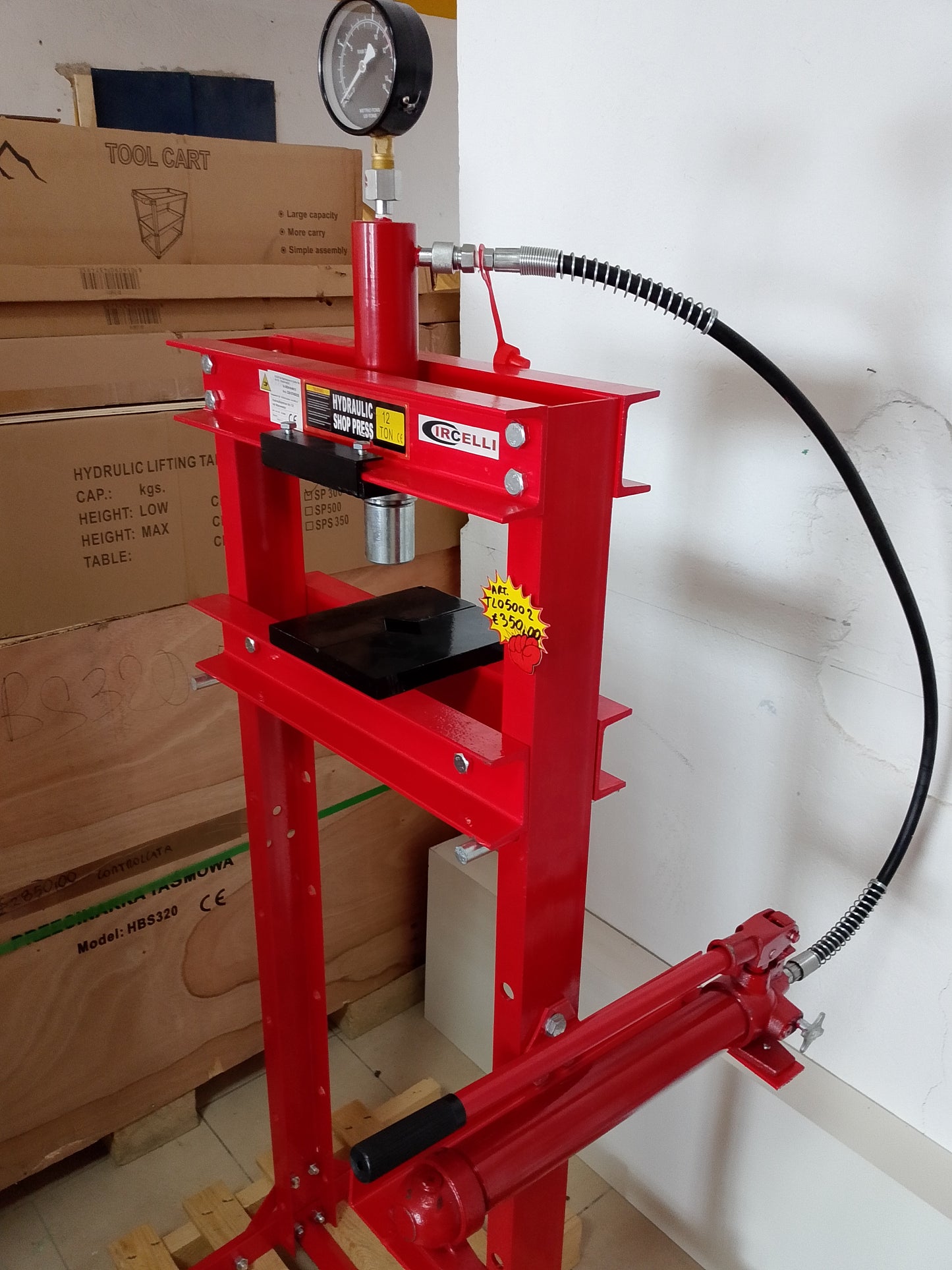 Pressa Idraulica  manuale da 12 Tonnellate