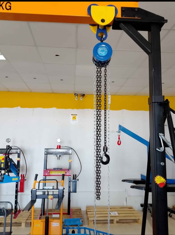 Ponte mobile con gru 2 Tonnellate