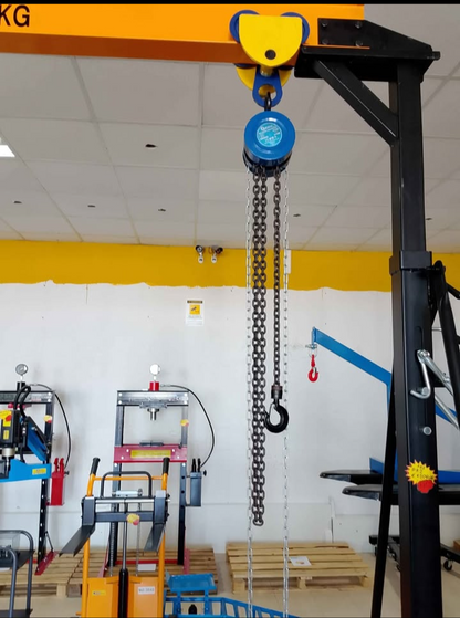 Ponte mobile con gru 2 Tonnellate