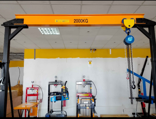 Ponte mobile con gru 2 Tonnellate