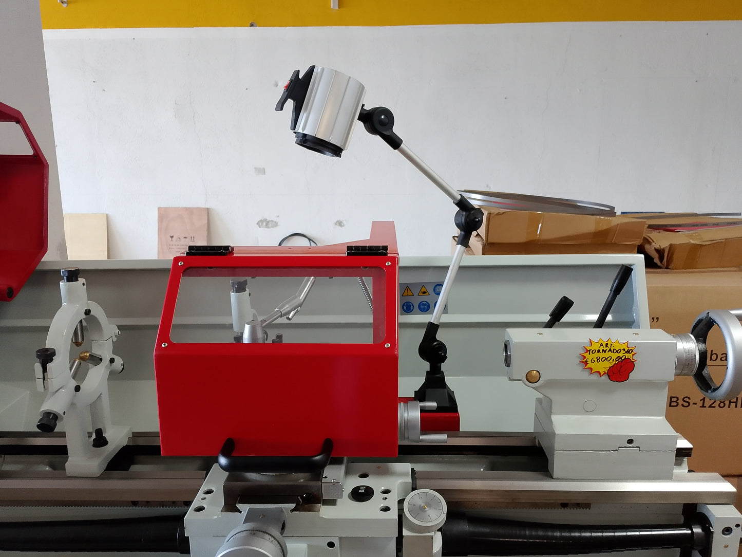 Tornio Parallelo Universale Professionale Con Sistema DRO