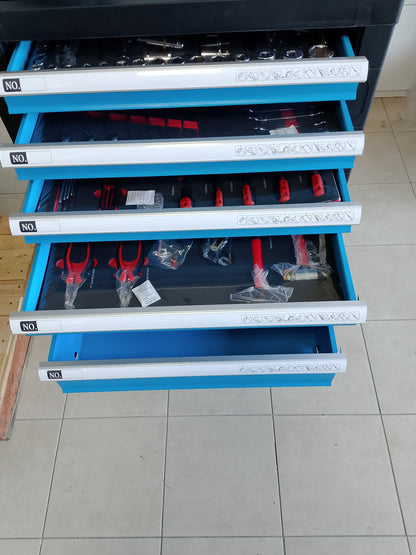 Cassettiera Porta Utensili con 7 Cassetti e 300 Utensili